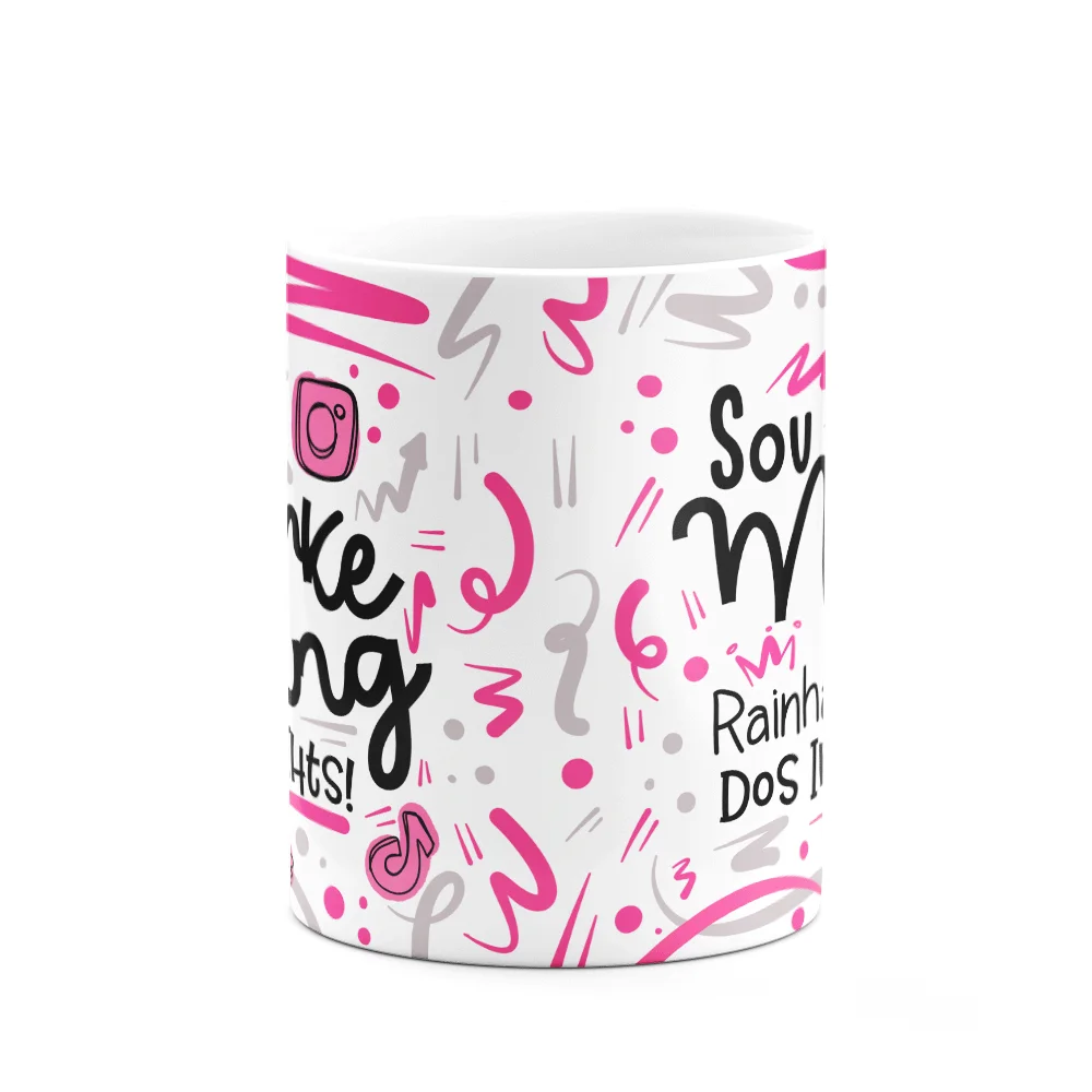 Imagem 2 de 3 do produto Caneca Flork Profissões, Sou Marketing Rainha Dos Insights