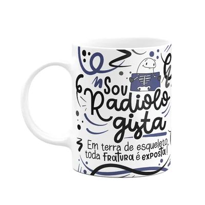 Caneca Flork Profissões, Sou Radiologista