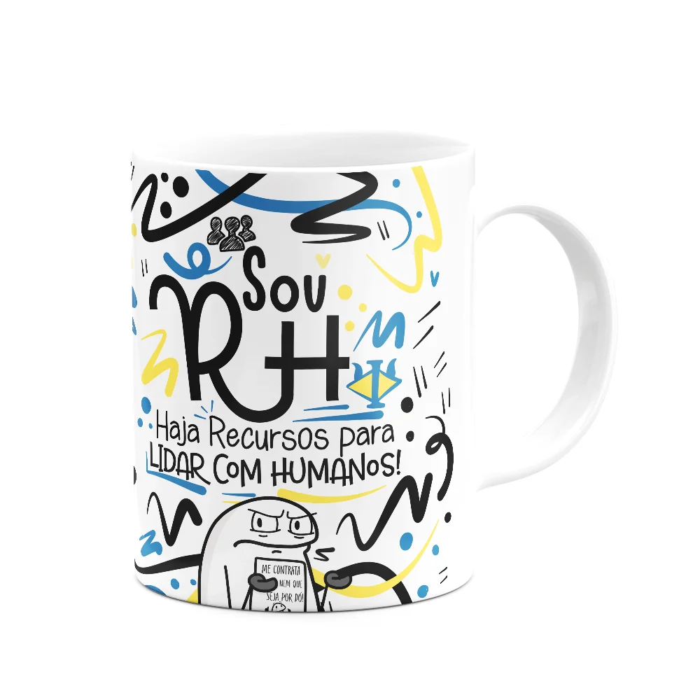 Imagem 3 de 3 do produto Caneca Flork Profissões, Sou Recursos Humanos