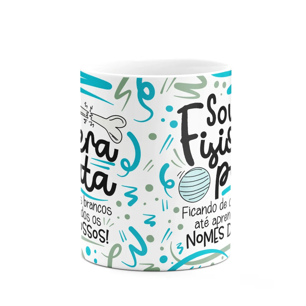 Imagem 2 de 3 do produto Caneca Profissões, Sou Fisioterapeuta - Branca