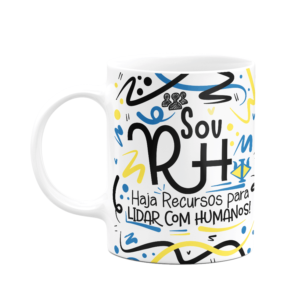 Caneca Profissões Sou Personal Trainer KaBuM