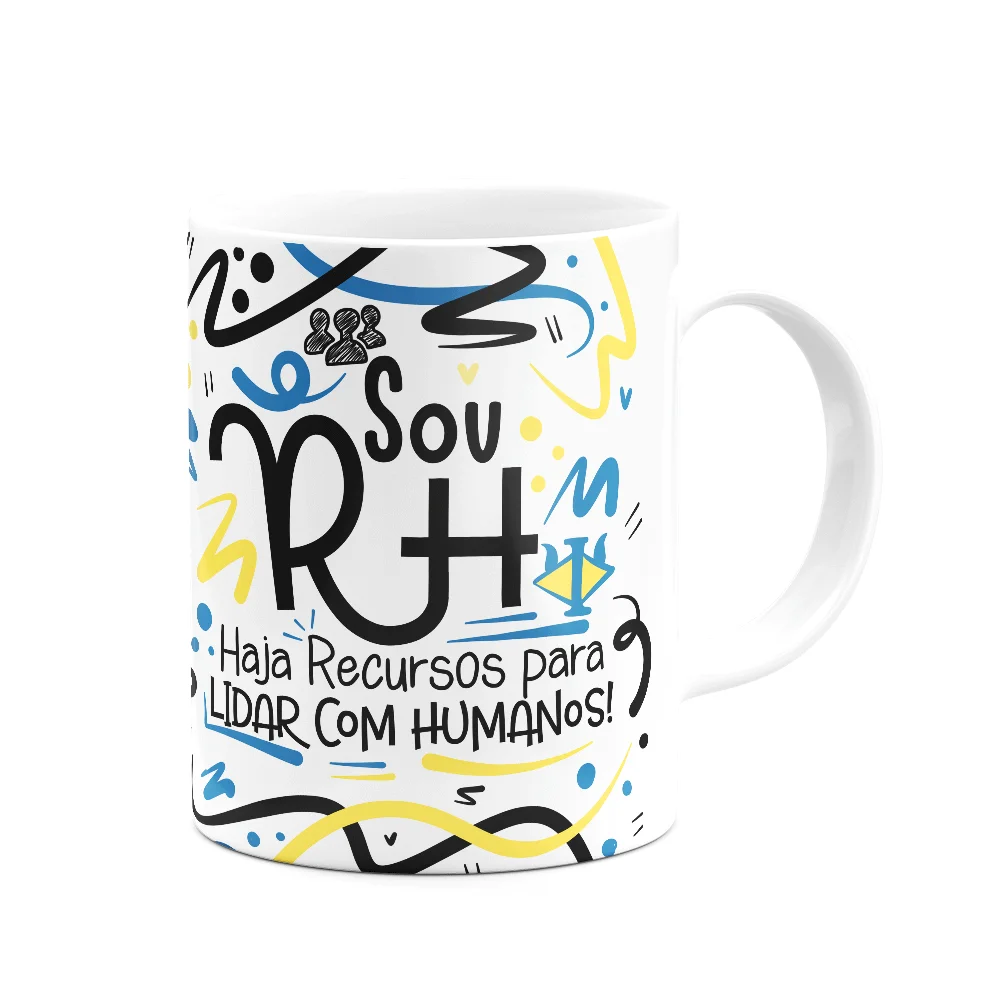 Imagem 3 de 3 do produto Caneca Profissões - Sou Recursos Humanos