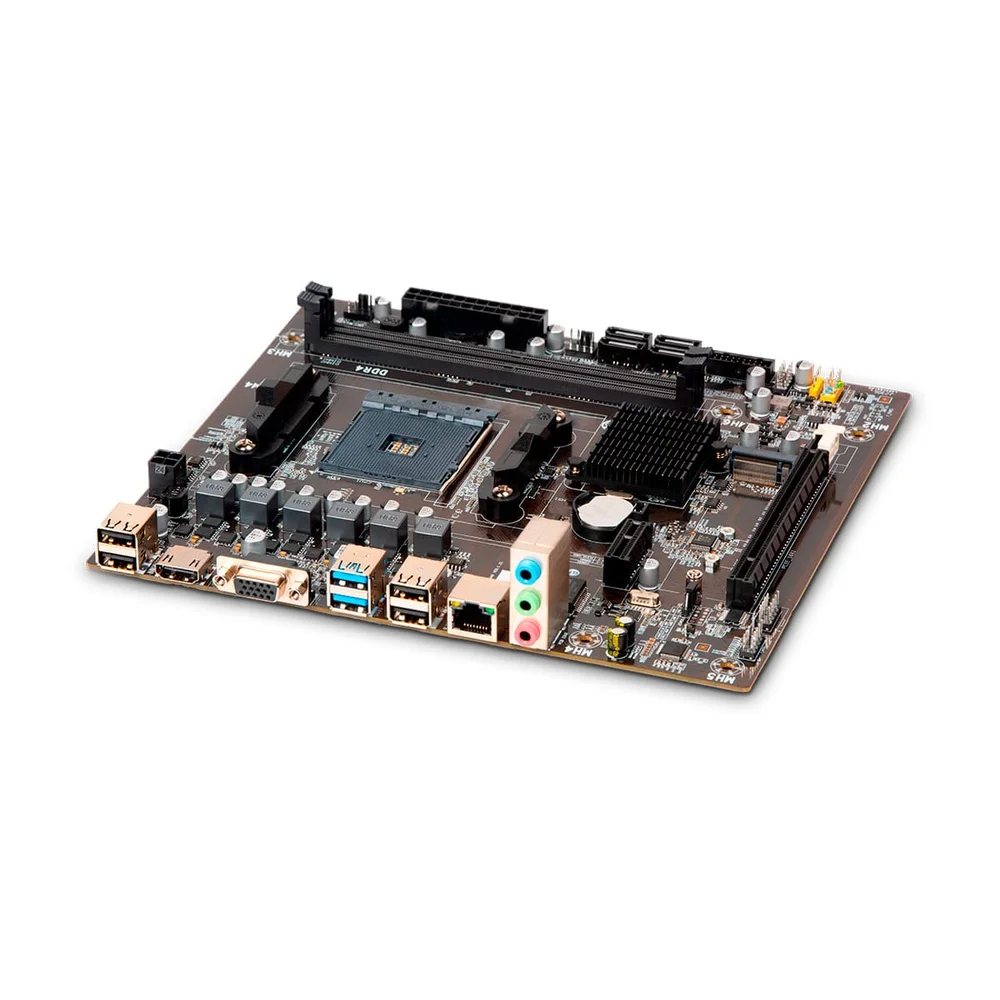 Placa Mãe Goldentec, AMD, A320 DDR4 | Gt 7