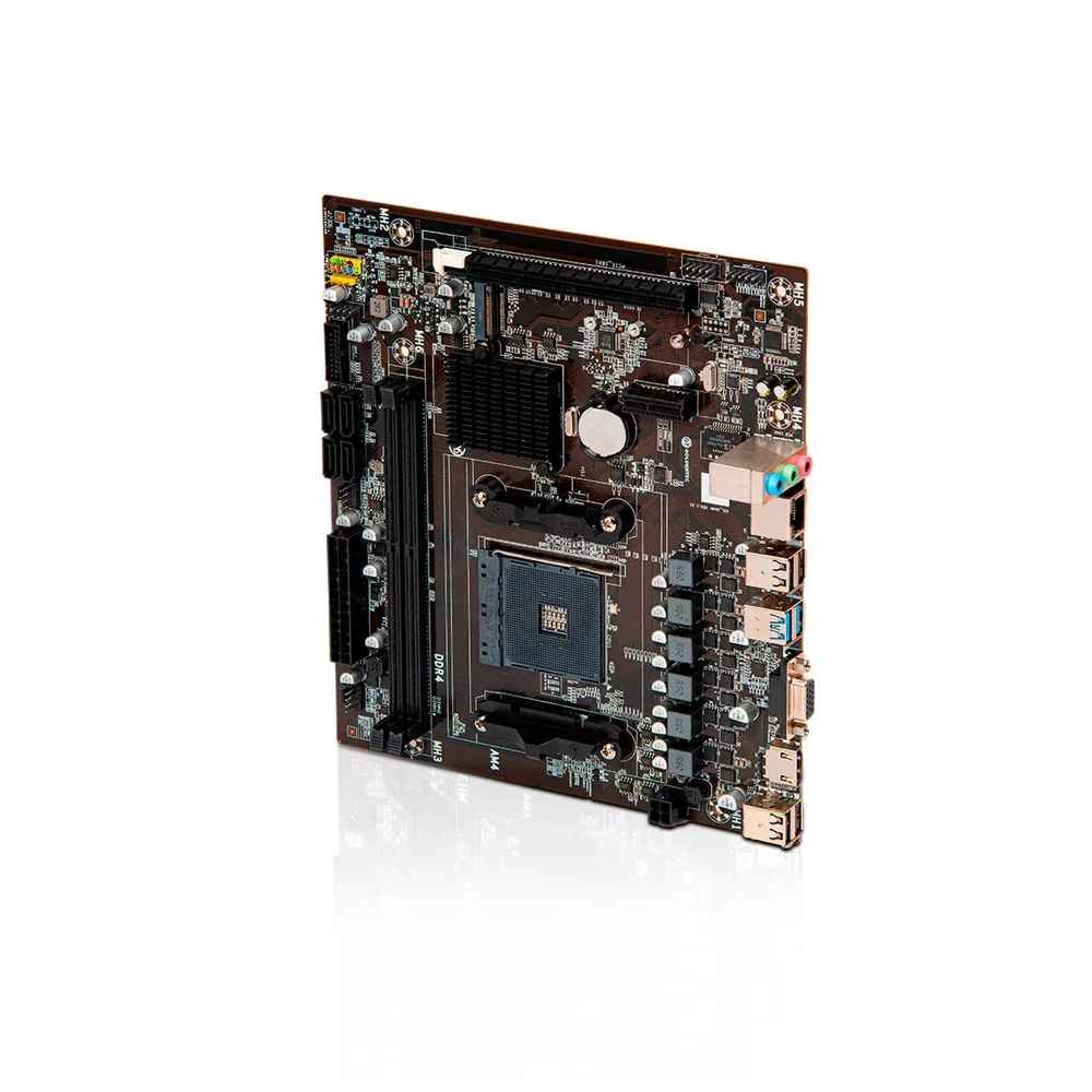 Placa Mãe Goldentec, AMD, A320 DDR4 | Gt 8