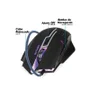 Mouse Gamer  Exbom Ms-g270,USB, 3200 Dpi, RGB, 7 Botões