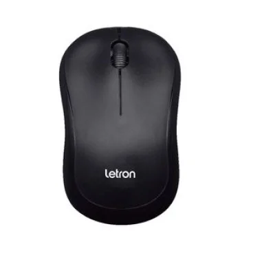 Mouse Sem Fio Letron Compacto, 3 Botoes, 800 Dpi, Black Square