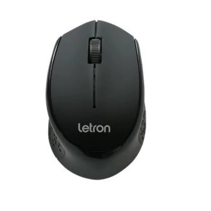 Imagem 3 de 3 do produto Mouse Sem Fio Letron Office Work, Preto, Ergonomico Optico Let