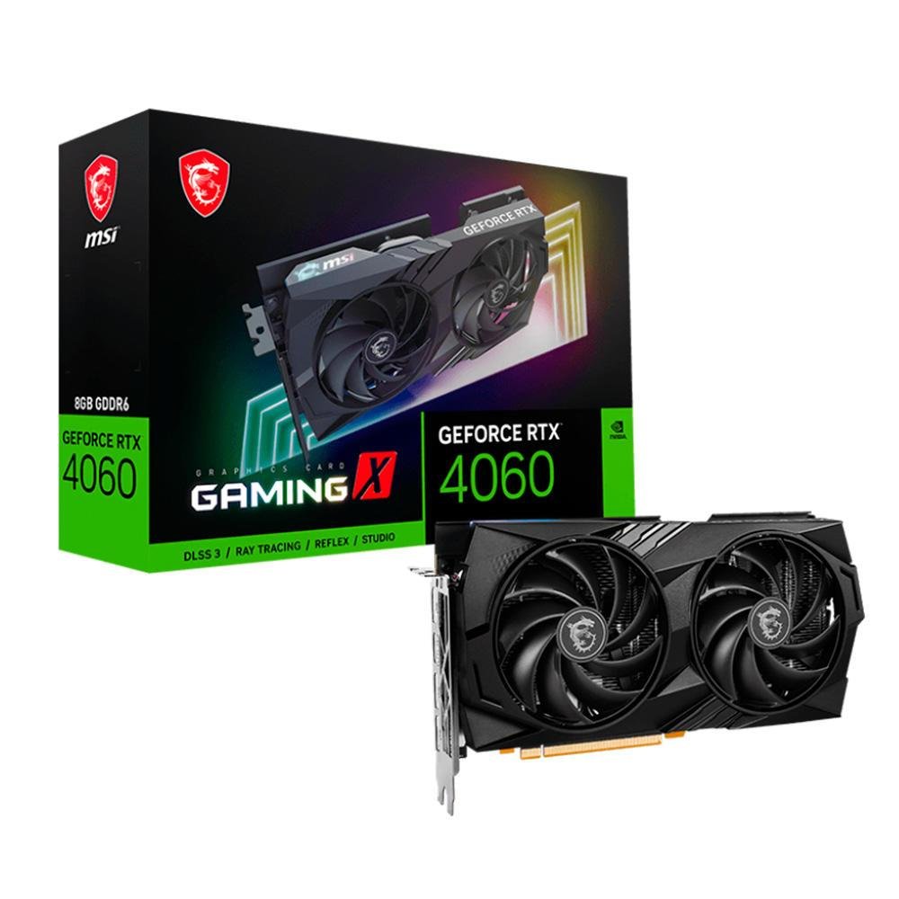  MSI GeForce RTX 4060 Gaming X, 8GB, GDDR6, 128 Bits - 912-V516-079