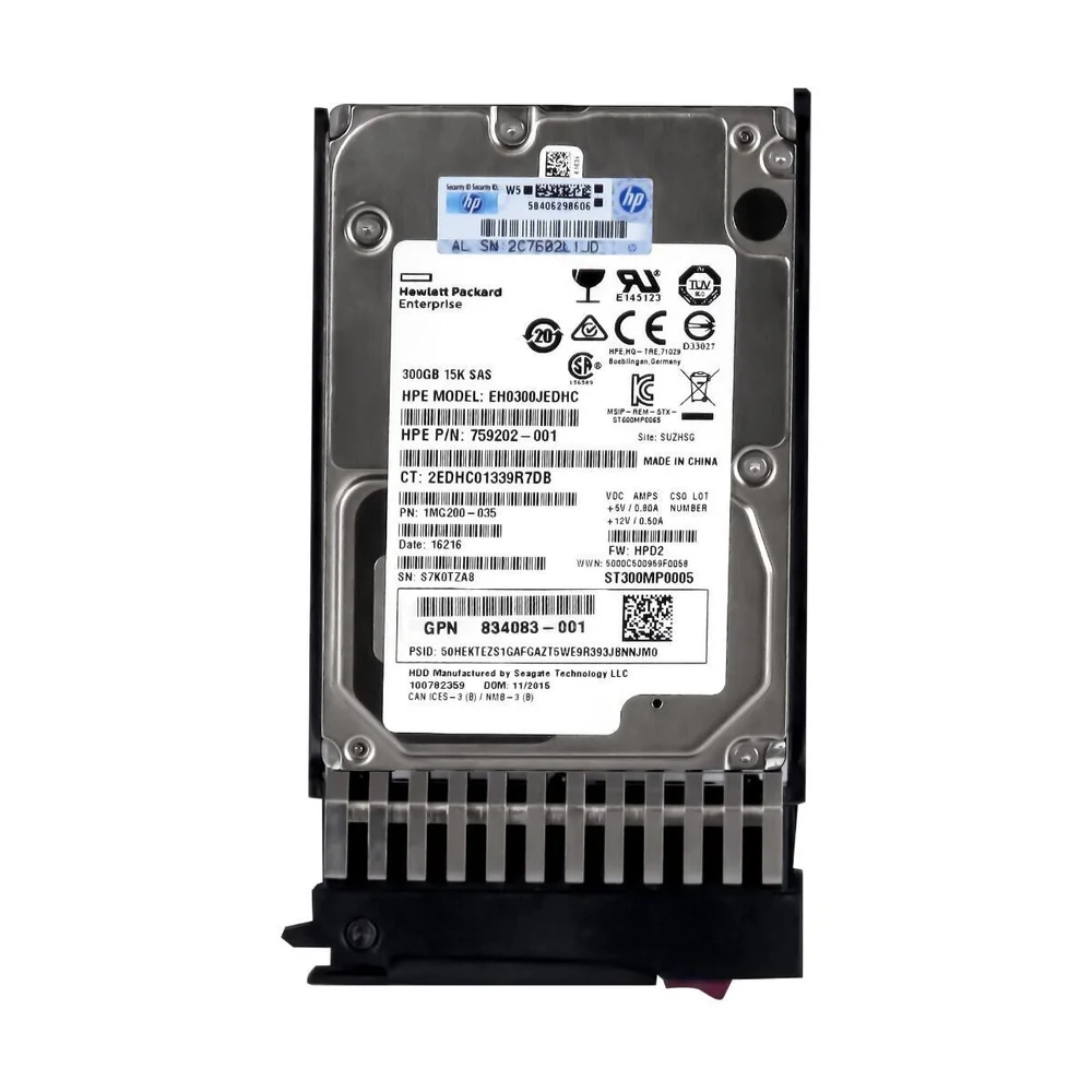 HP AV483A 5541894-A 300GB 6G SAS 15K SFF Hard Drive P9500