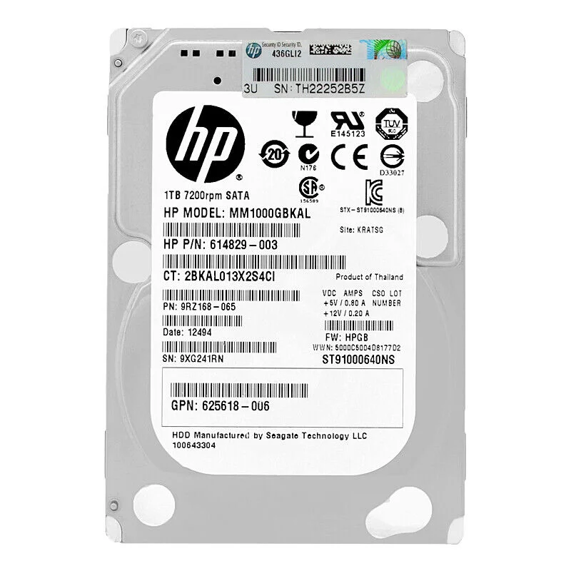 Hd Hp 1tb 72k 25 Sata KaBuM