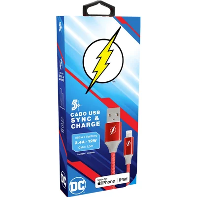 Cabo USB-A Para Lightning Flash, 1,5m - 5+