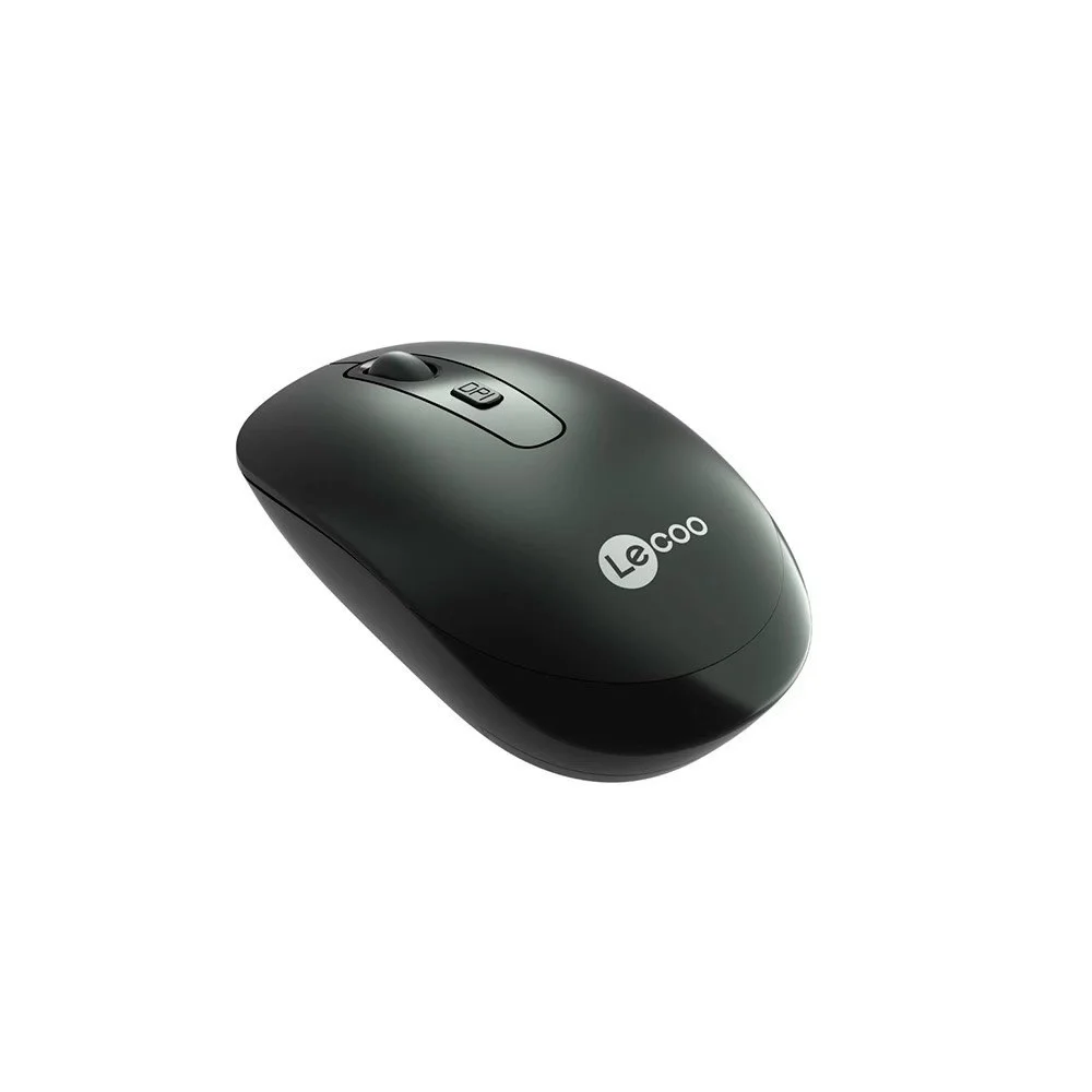 Imagem 3 de 5 do produto Mouse Lenovo Lecoo, Sem Fio, 1600 Dpi Preto – Ws205