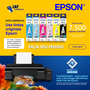 Kit Tinta Epson Com 2 Refis Original T673 Ecotank Lc + Lm Compatível Impressoras L800 L805 L810 L850 L1800