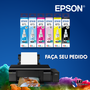 Kit Tinta Epson Com 2 Refis Original T673 Ecotank Lc + Lm Compatível Impressoras L800 L805 L810 L850 L1800
