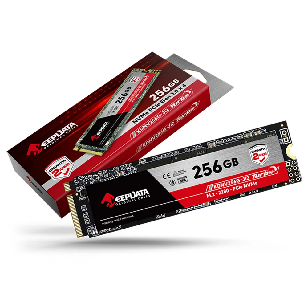 Imagem 5 de 5 do produto SSD 256GB Keepdata, M.2 2280, Pcie Gen3x4 Nvme, Leitura 2400mb/s, Gravação 1700mb/s - KDNV256G-J12