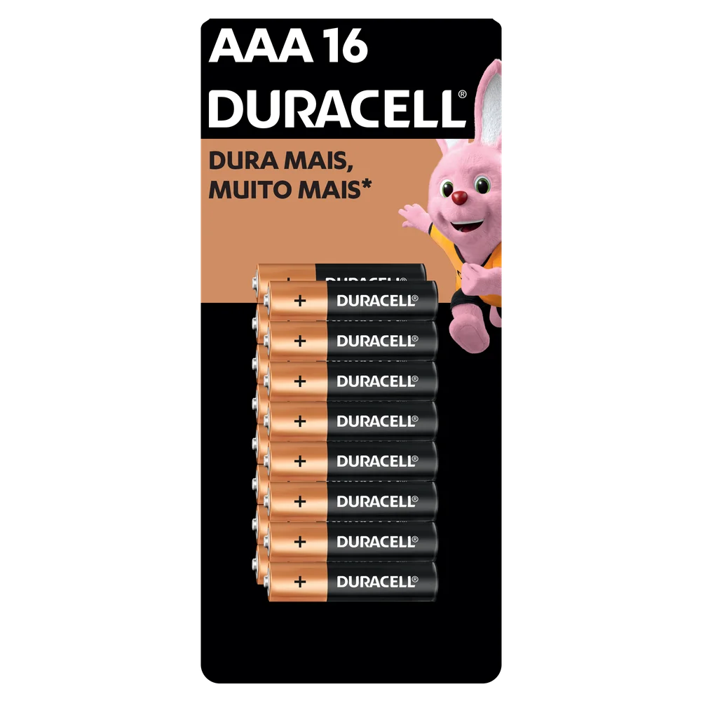 Pilha Alcalina, Aaa, Duracell, Com 16 Unidades Pilha Alcalina, Aaa, Duracell, Com 16 Unidades