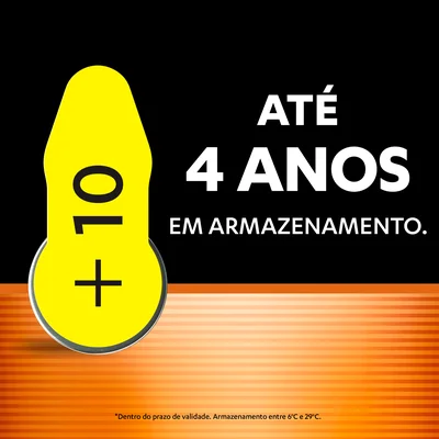 Pilha Auditiva Tamanho 10, Cartela Com 6 Unidades — foto 6