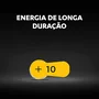 Pilha Auditiva Tamanho 10, Cartela Com 6 Unidades