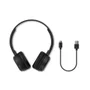 Headphone Sem Fio Philips, Bluetooth 5.2, Com Microfone, Diâmetro 30 Mm, Preto - Tah1108bk/55