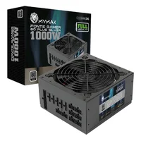 Fonte ATX Mymax 1000W, 80 Plus Silver, Pfc Ativo, Modular - Mpsu/fp1000w Fonte ATX Mymax 1000W, 80 Plus Silver, Pfc Ativo, Modular - Mpsu/fp1000w