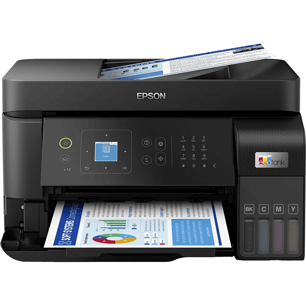 Impressora Multifuncional Epson Ecotank L5590 Colorida, WIFI, Conexão USB, Bivolt
