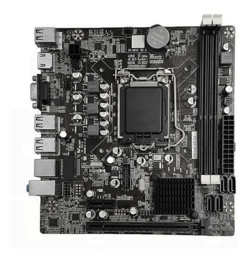 Placa-Mãe Brx H61, Intel, Socket LGA 1155, DDR3, Barr. Memória 1600MHz 4