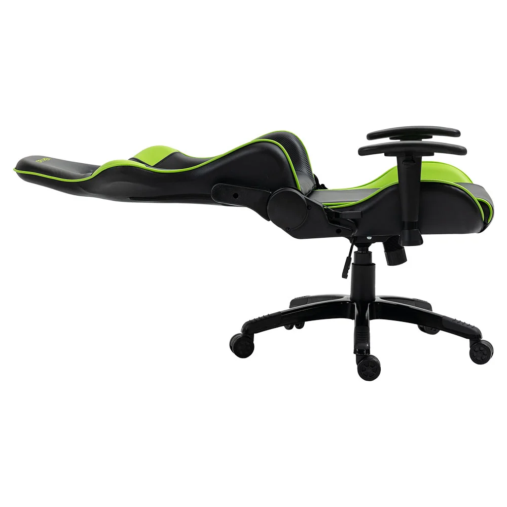 Imagem 4 de 5 do produto Cadeira Gamer Draxen Dn3, Giratória, Até 150Kg, Preto/Verde