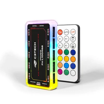 Controlador De Fan C3tech Gaming RGB - Fh-l100rgb
