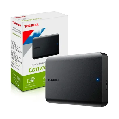 【２個セット】TOSHIBA Canvio 4TB 外付けハードディスク HD Externo Toshiba 4TB Canvio Basics KaBuM