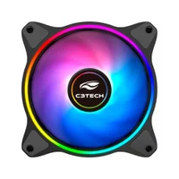 Cooler Fan C3tech, 120mm, RGB, Preto - F7-l250rgb 2