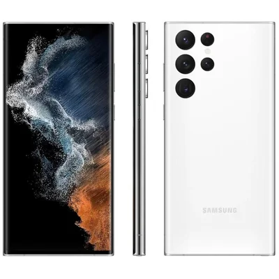 Usado - Samsung Galaxy S22 Ultra 5G, 256GB, Branco - Muito Bom