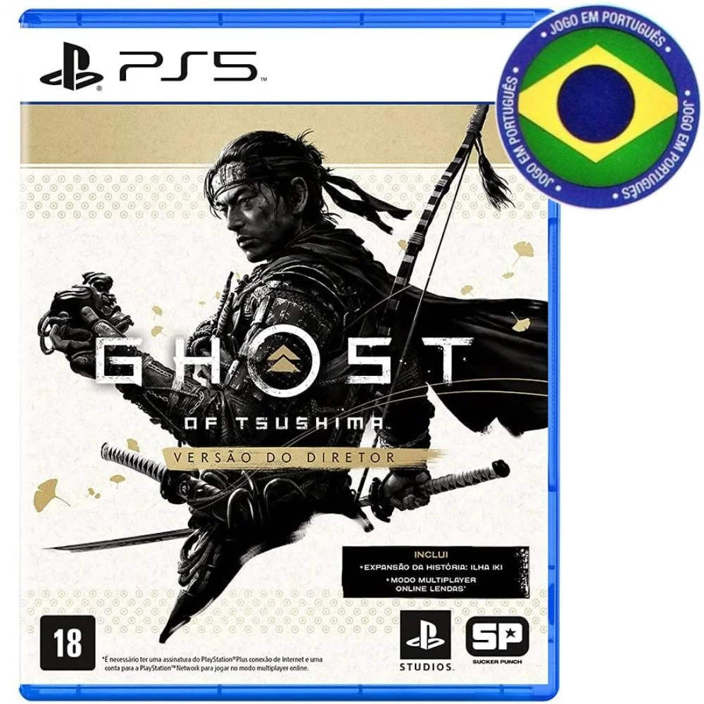 Jogo Sony Ghost Of Tsushima, Ps5, Mídia Física, Dublado Em Português Jogo Sony Ghost Of Tsushima, Ps5, Mídia Física, Dublado Em Português