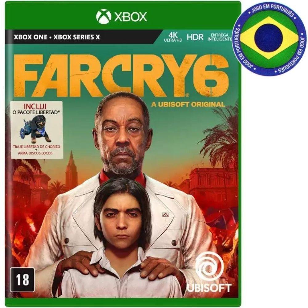 Far Cry 6 Xbox One E Series X Ubisoft, Mídia Física Lacrado + Dlc Libertad, Dublado Em Português