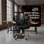Kit 6 Cadeiras De Escritório Begonia, Tela Mesh, Ergonômica - Preto