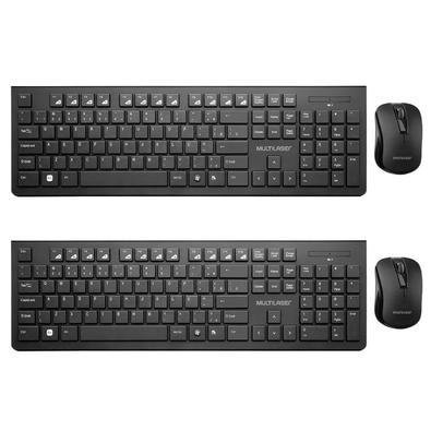 Kit Multi Tc212 Port Br, Teclado e Mouse, Sem Fio