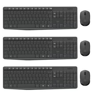 Kit 03un. Logitech Mk235 Port Br Ç Teclado Mouse Wireless