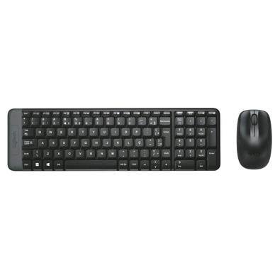 Logitech Mk220 Port Br, Kit Teclado e Mouse, Wireless, Sem Fio