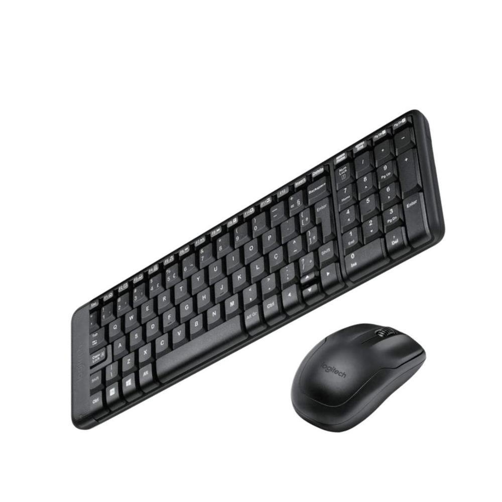 Imagem 2 de 5 do produto Logitech Mk220 Port Br, Kit Teclado e Mouse, Wireless, Sem Fio