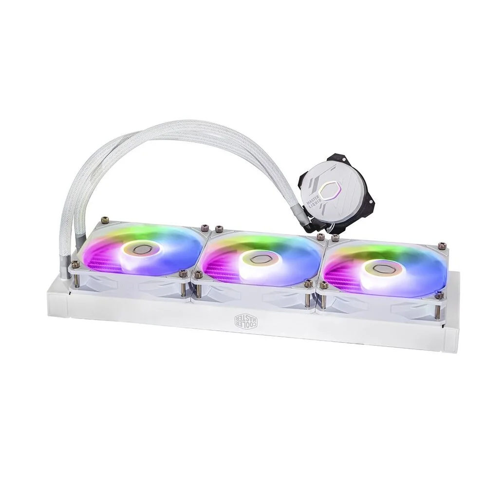 Water Cooler Cooler Master Masterliquid 360l Core ARGB, 360mm, Branco 8