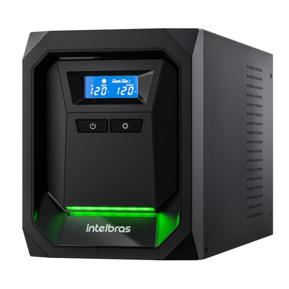 Nobreak Gamer Intelbras Ultimate 1000va, Bivolt, Saída 120v, Senoidal, Preto - 4820120 Nobreak Gamer Intelbras Ultimate 1000va, Bivolt, Saída 120v, Senoidal, Preto - 4820120