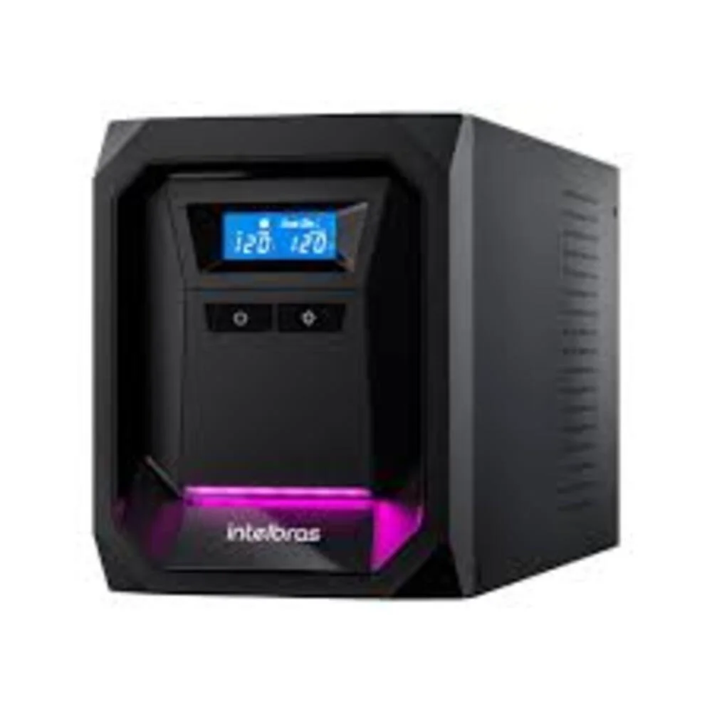 Nobreak Gamer Intelbras Ultimate 1000va, Bivolt, Saída 120v, Senoidal, Preto - 4820120 Nobreak Gamer Intelbras Ultimate 1000va, Bivolt, Saída 120v, Senoidal, Preto - 4820120
