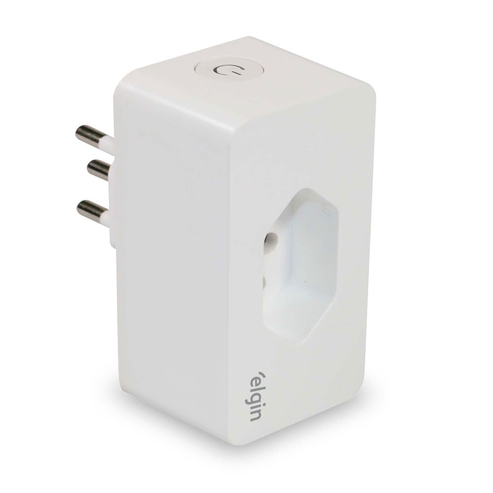 Tomada Inteligente Wi-fi Elgin, Bivolt, 10a, Compativel Com Alexa E Google Assistente, 48plugwifi10
