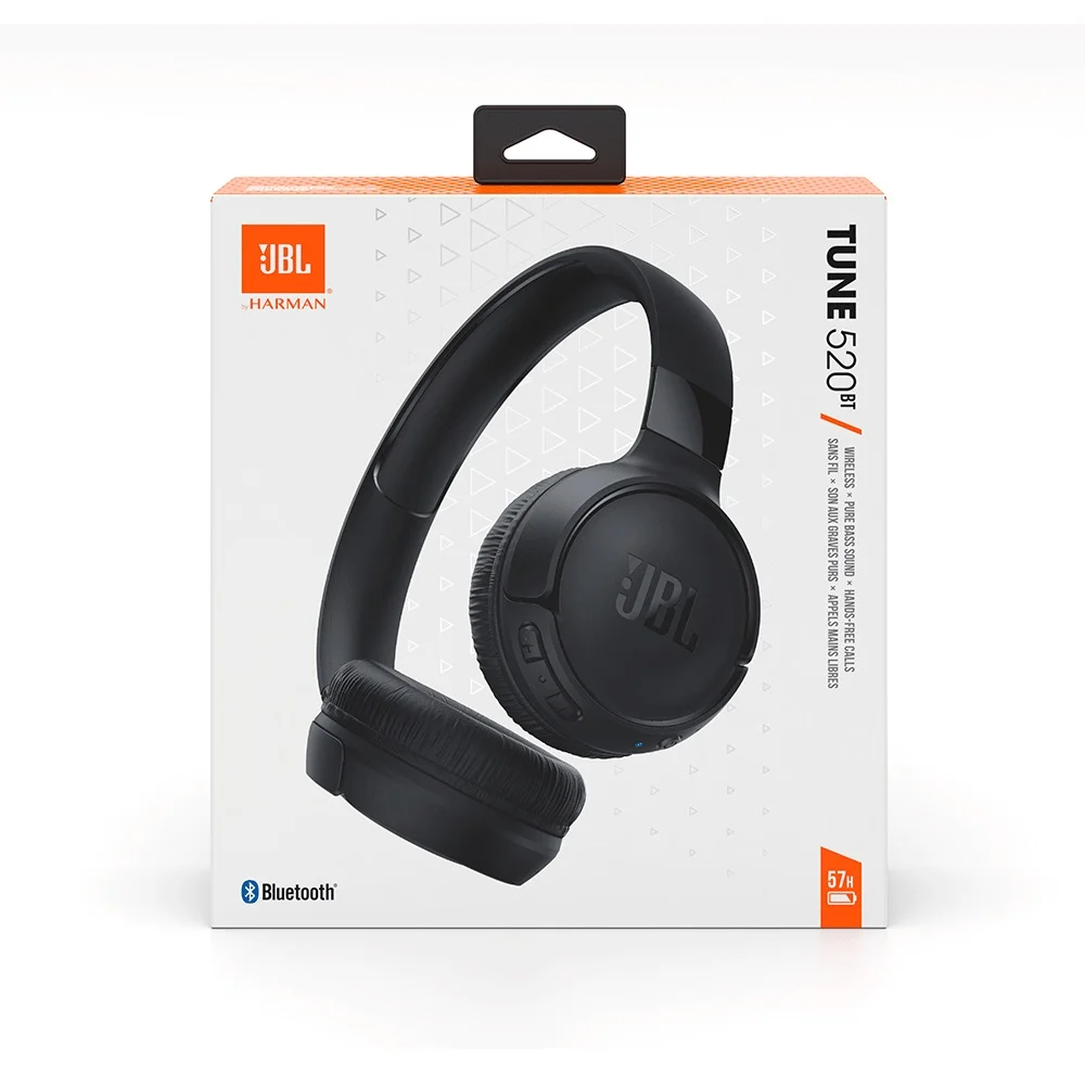 Imagem 2 de 5 do produto Fone De Ouvido JBL Tune 520bt, Bluetooth 5.3, Preto