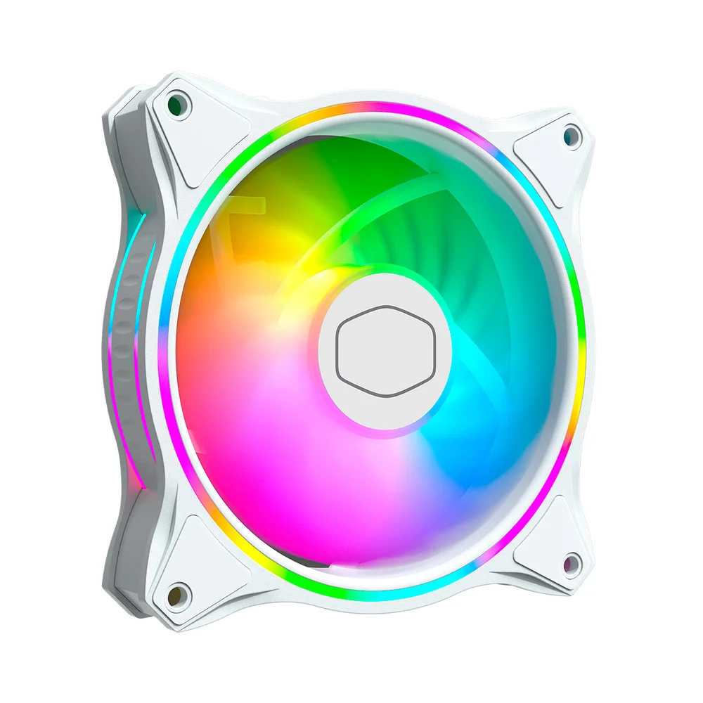 Imagem 5 de 5 do produto Kit Cooler P/ Gabinete Cooler Master Masterfan Mf120 Halo 3 Em 1 Argb 120mm Branco - Mfl-b2dw-183pa.