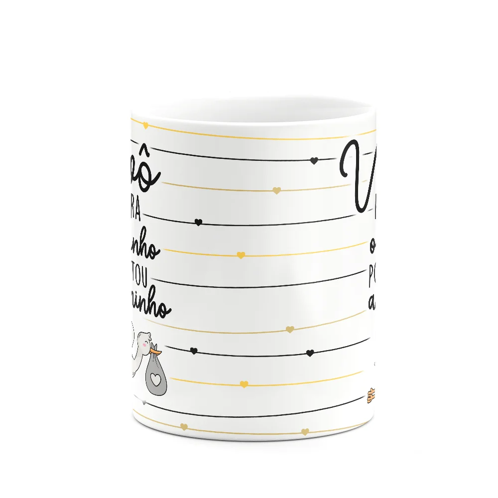 Imagem 2 de 3 do produto Caneca - Vovô, Prepara O Colinho Que Estou A Caminho!