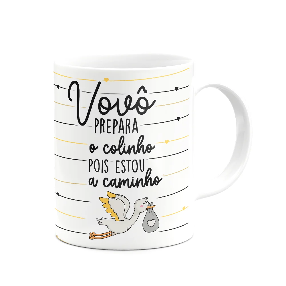 Imagem 3 de 3 do produto Caneca - Vovô, Prepara O Colinho Que Estou A Caminho!
