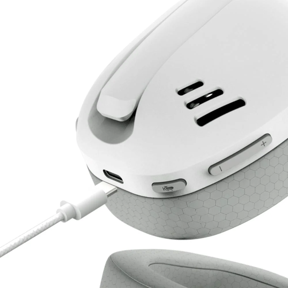 Fone de Ouvido Headset Gamer Redragon, Wireless Ire Pro USB/Type-C - H848g, Branco Fone de Ouvido Headset Gamer Redragon, Wireless Ire Pro USB/Type-C - H848g, Branco