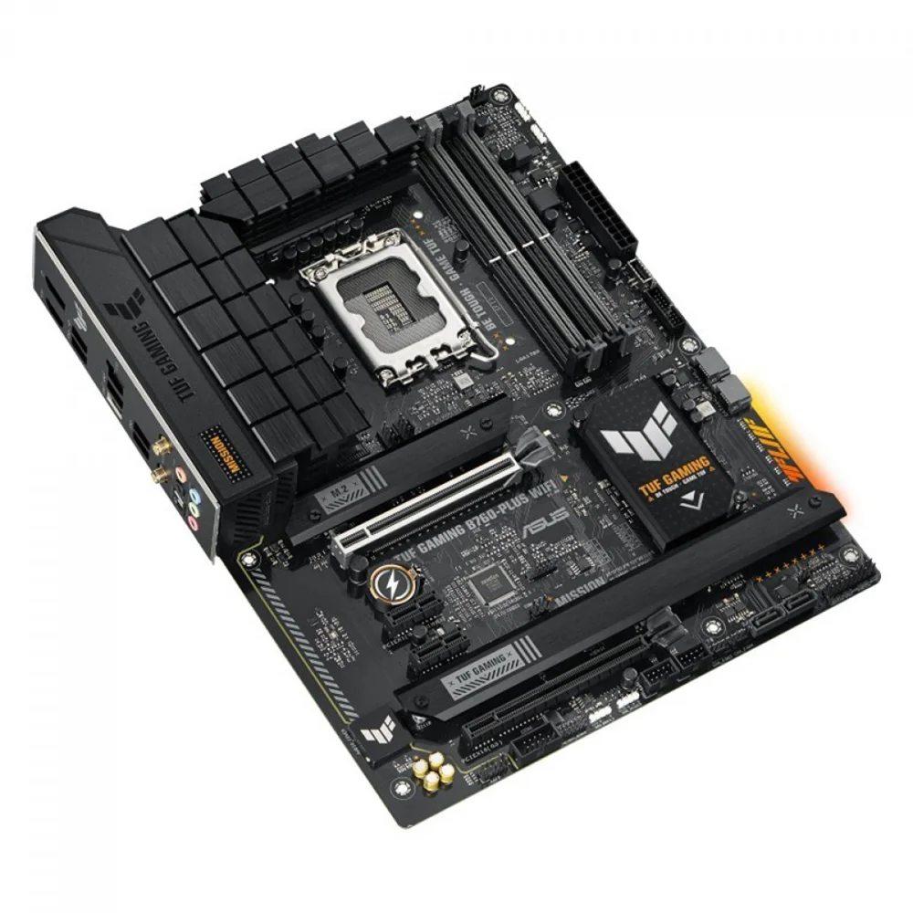 Imagem 2 de 5 do produto Placa-Mãe Asus Tuf Gaming B760-Plus Wi-Fi, Intel LGA 1700, ATX, DDR5, Chipset B760 - Tuf Gaming B760-Plus Wifi