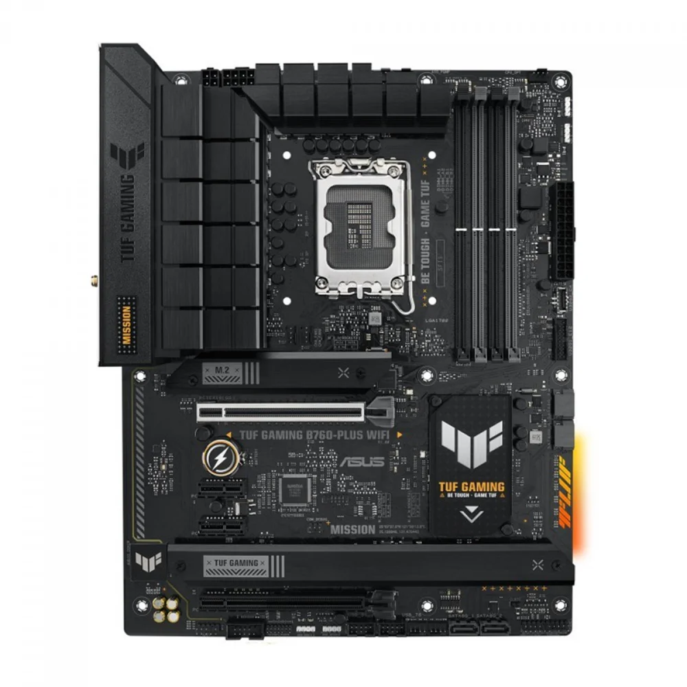 Imagem 4 de 5 do produto Placa-Mãe Asus Tuf Gaming B760-Plus Wi-Fi, Intel LGA 1700, ATX, DDR5, Chipset B760 - Tuf Gaming B760-Plus Wifi