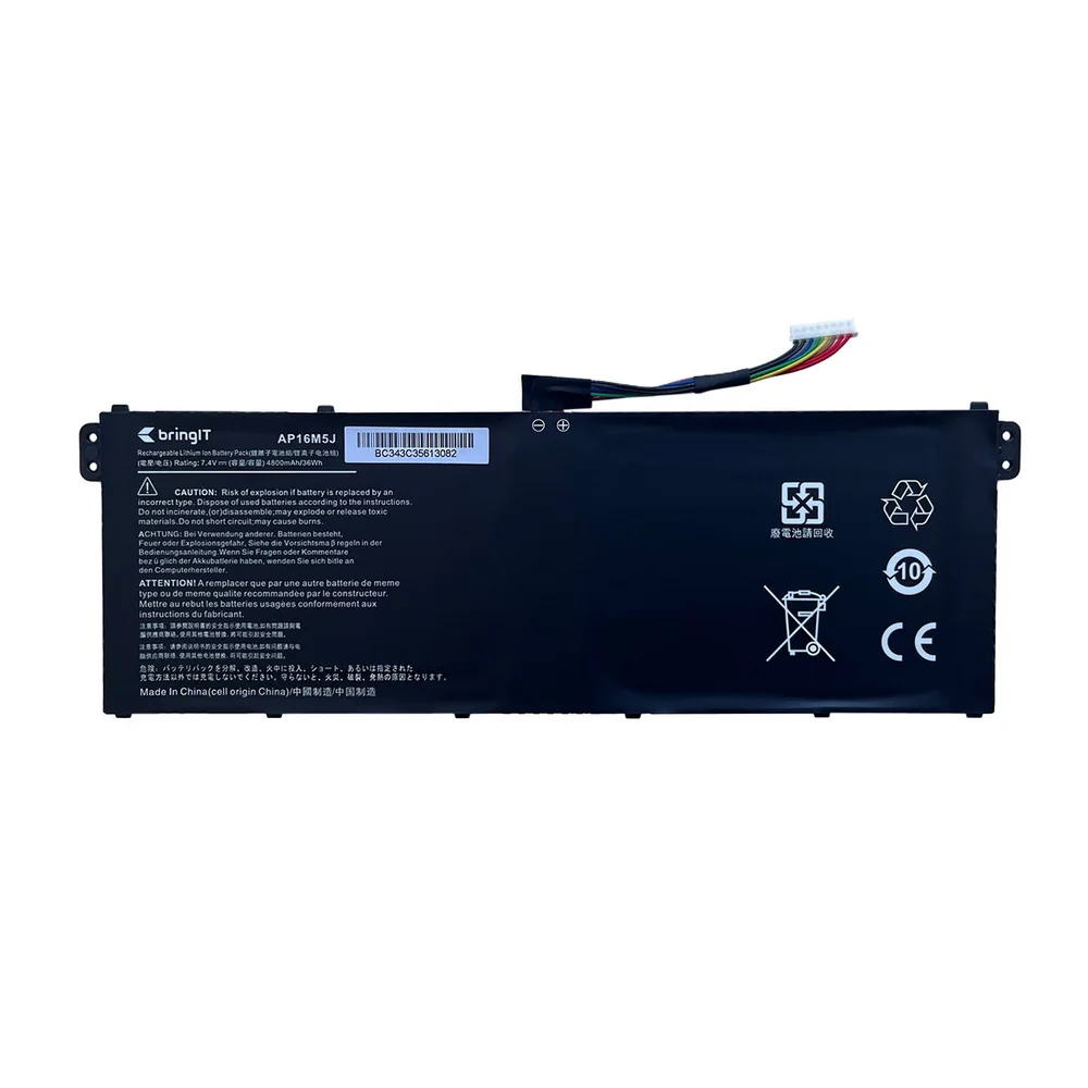 Bateria Para Notebook Acer Ac14b3k | 4800 Mah 7.4 V